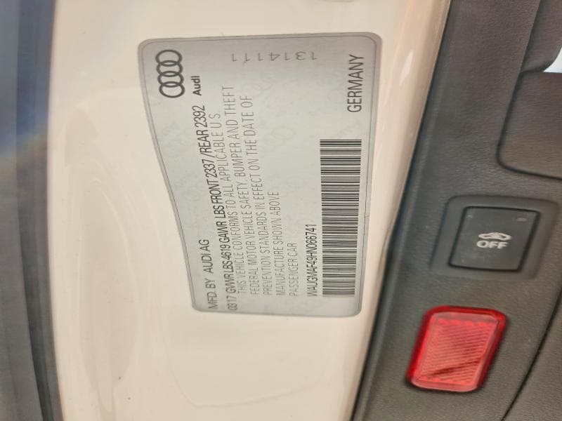 2017 AUDI A4 ULTRA PREMIUM 12