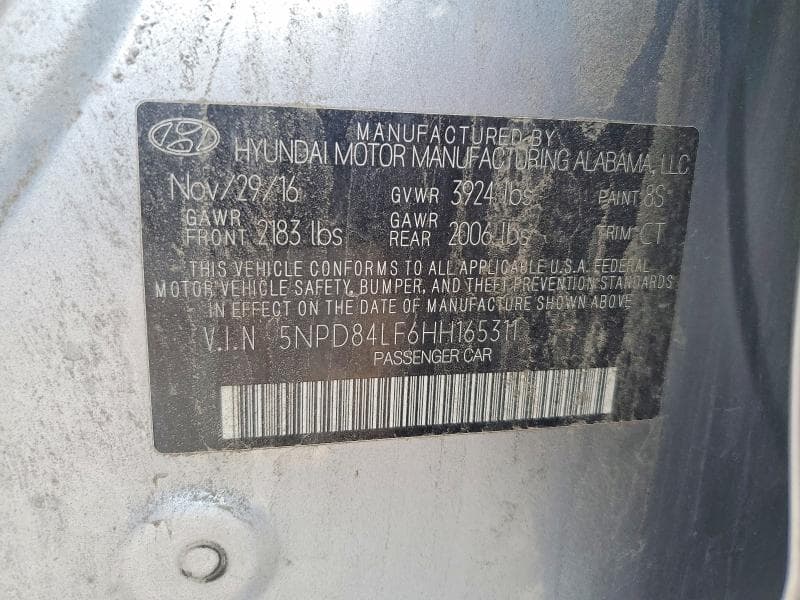 2017 HYUNDAI ELANTRA VALUE EDITION 12