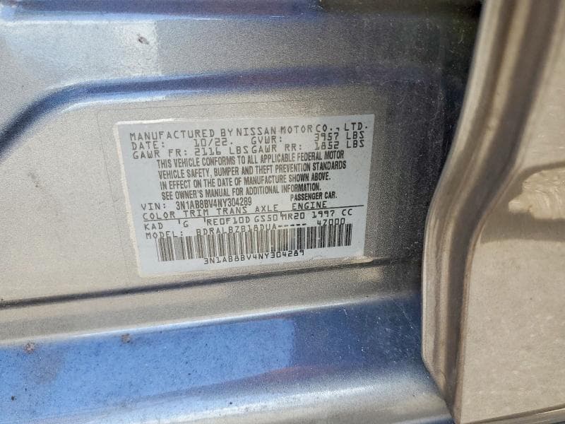 2022 NISSAN SENTRA S 12