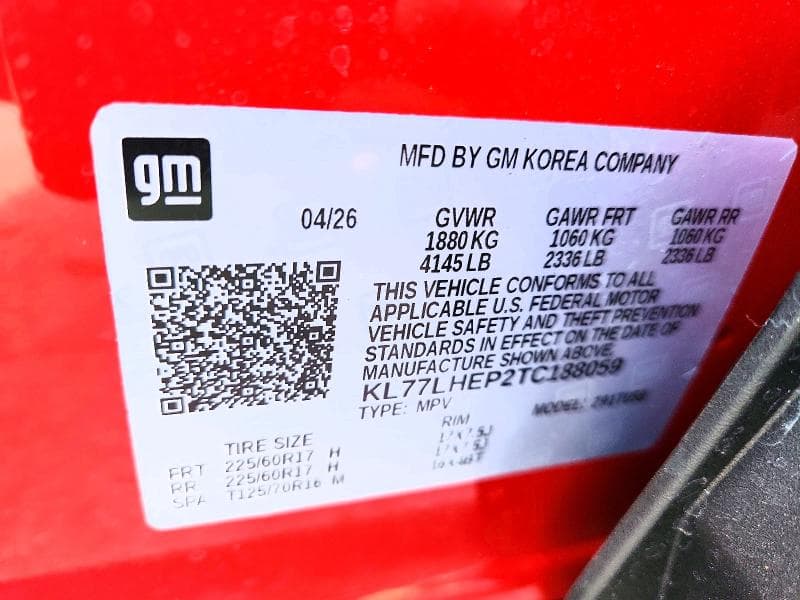 2026 CHEVROLET TRAX 1LT 14