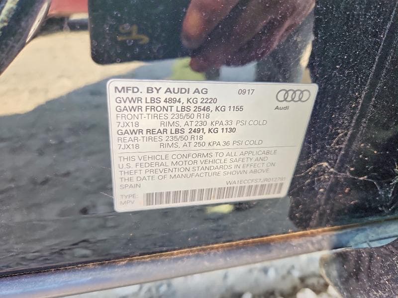 2018 AUDI Q3 PREMIUM 13