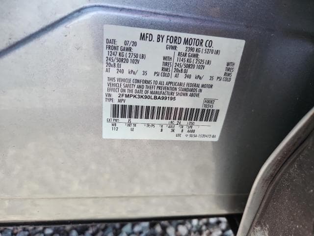 2020 FORD EDGE TITANIUM 13