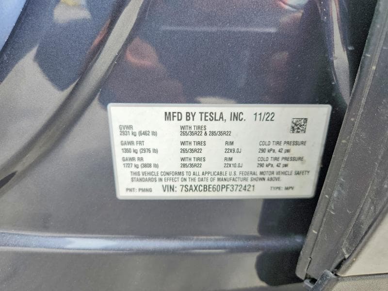 2023 TESLA MODEL X 13