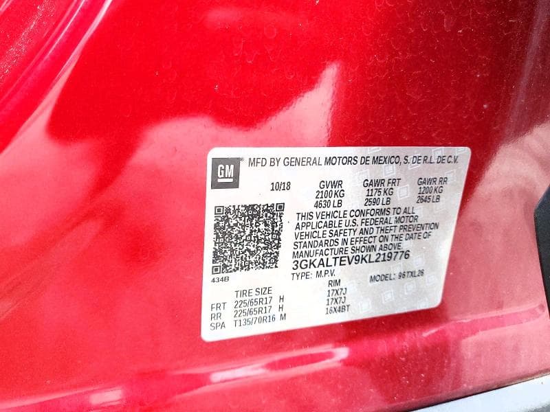 2019 GMC TERRAIN SLE 13