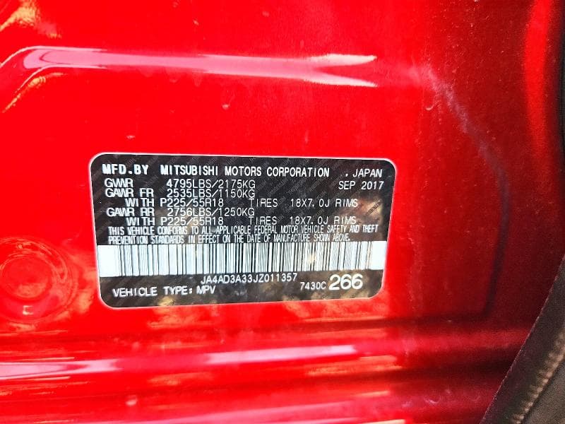 2018 MITSUBISHI OUTLANDER SE 12