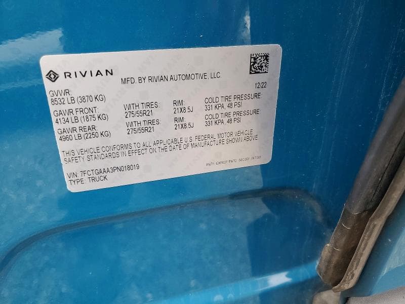2023 RIVIAN R1T ADVENTURE 13