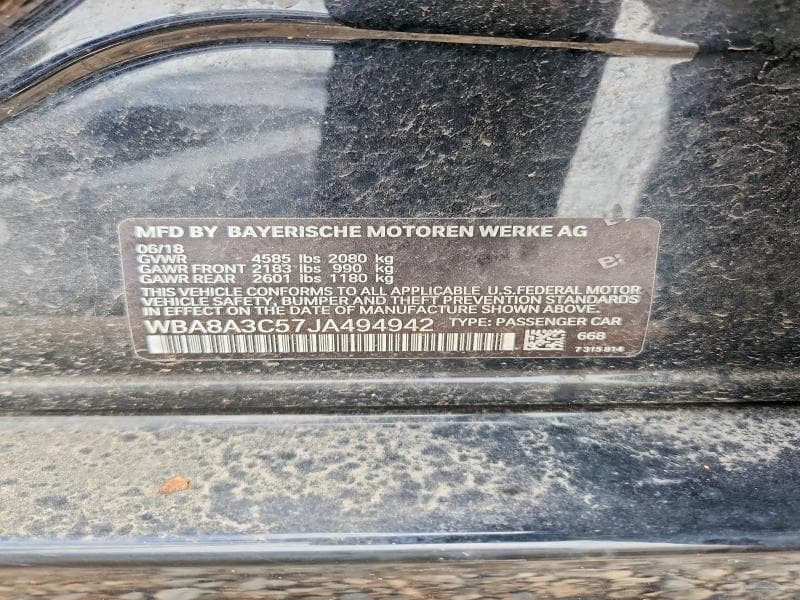 2018 BMW 320 XI 12