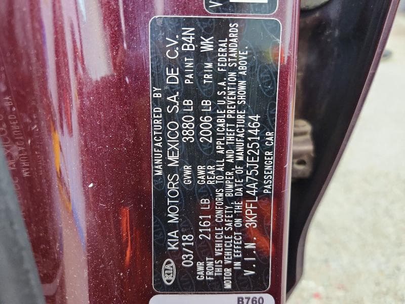2018 KIA FORTE LX 12