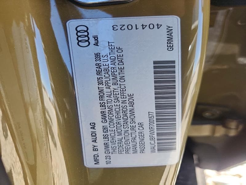 2024 AUDI E-TRON GT PREMIUM PLUS 12