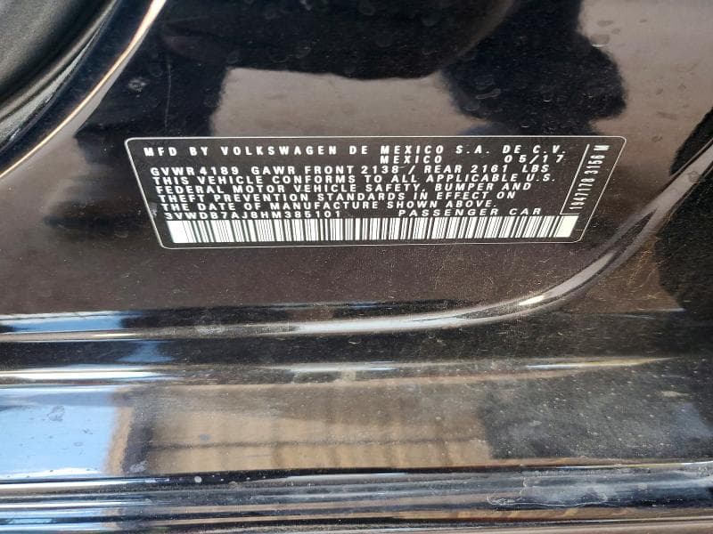 2017 VOLKSWAGEN JETTA SE 12