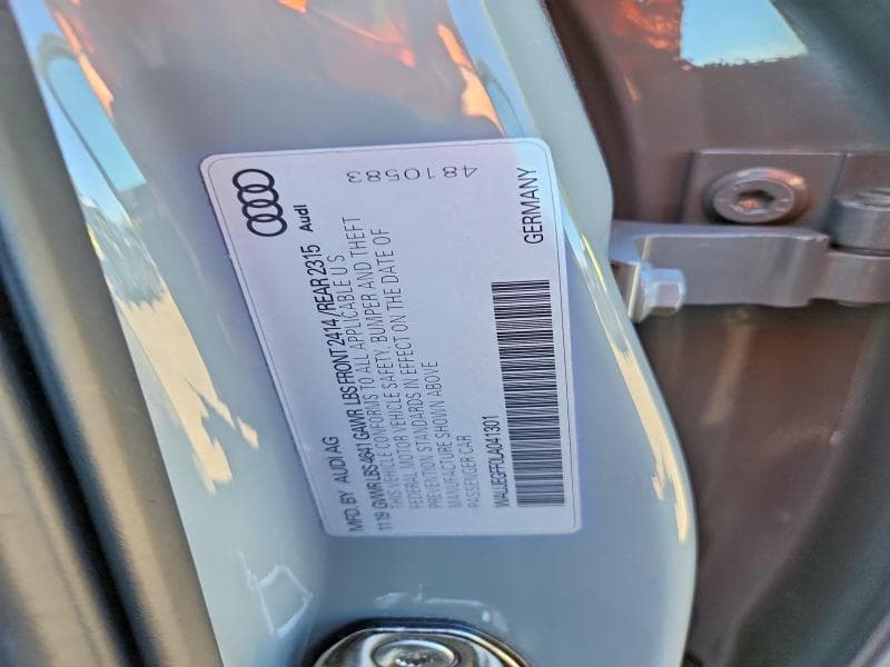 2020 AUDI A3 S-LINE PREMIUM PLUS 12