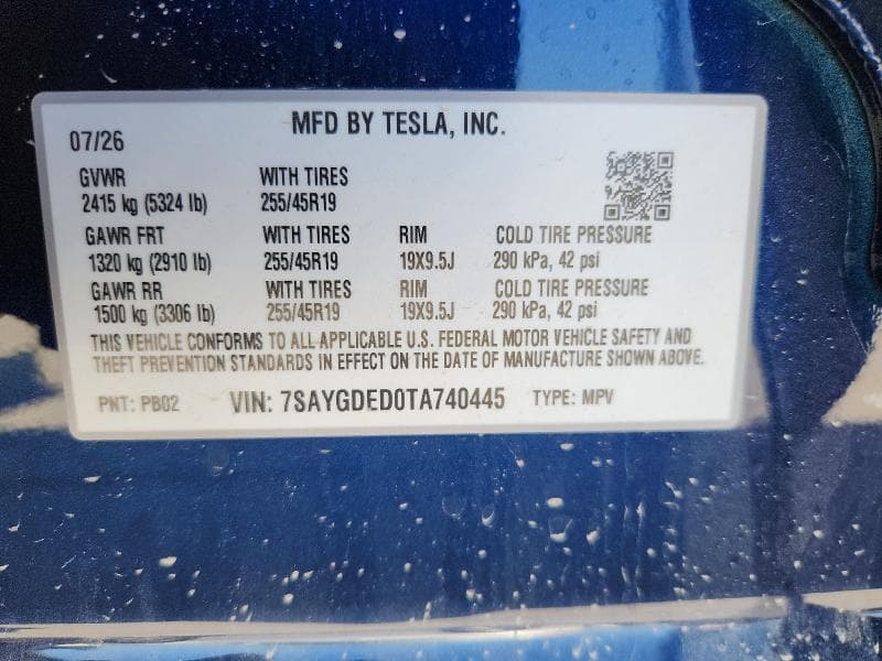 2026 TESLA MODEL Y 13
