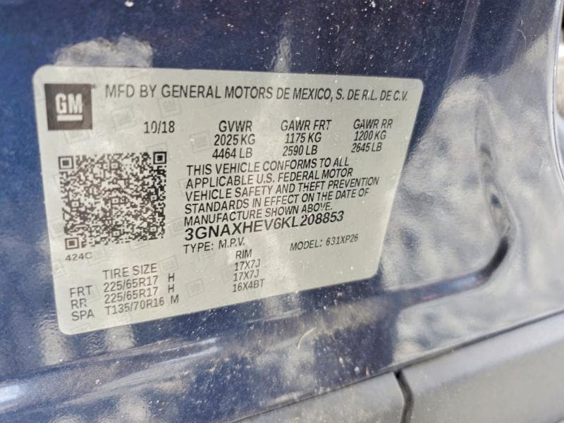 2019 CHEVROLET EQUINOX LS 13