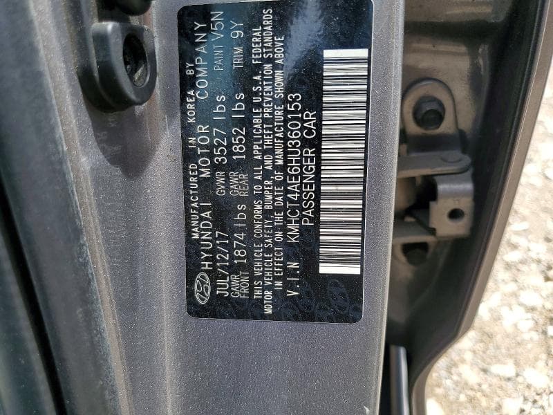 2017 HYUNDAI ACCENT SE 12