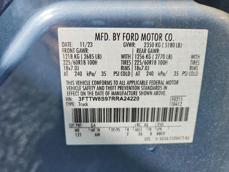 2024 FORD MAVERICK LARIAT 12