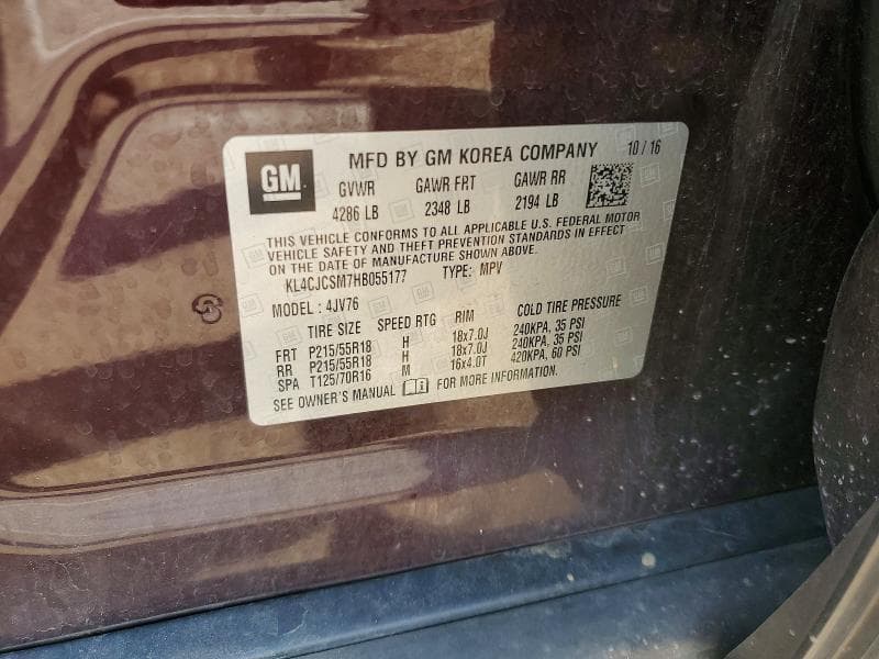 2017 BUICK ENCORE ESSENCE 13