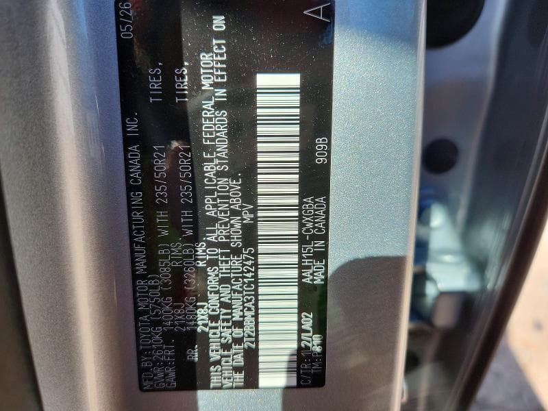 2026 LEXUS RX 350H LUXURY 14