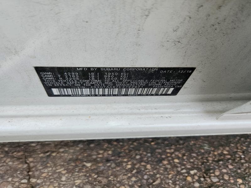 2019 SUBARU IMPREZA 12