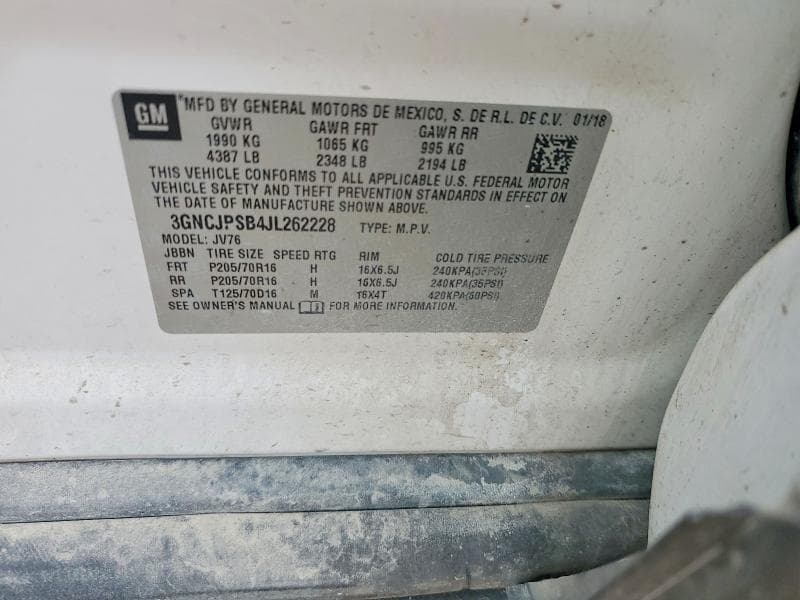 2018 CHEVROLET TRAX 1LT 13
