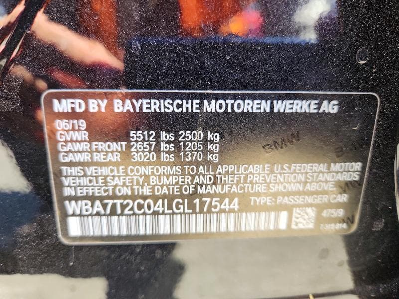 2020 BMW 740 I 12