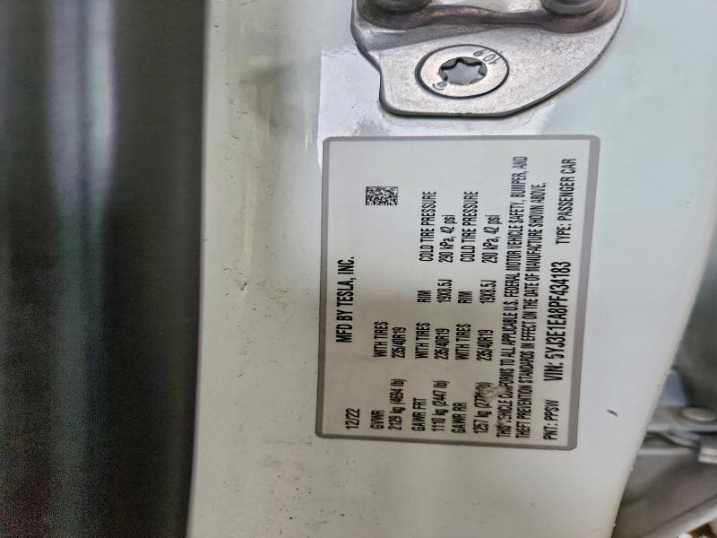 2023 TESLA MODEL 3 12
