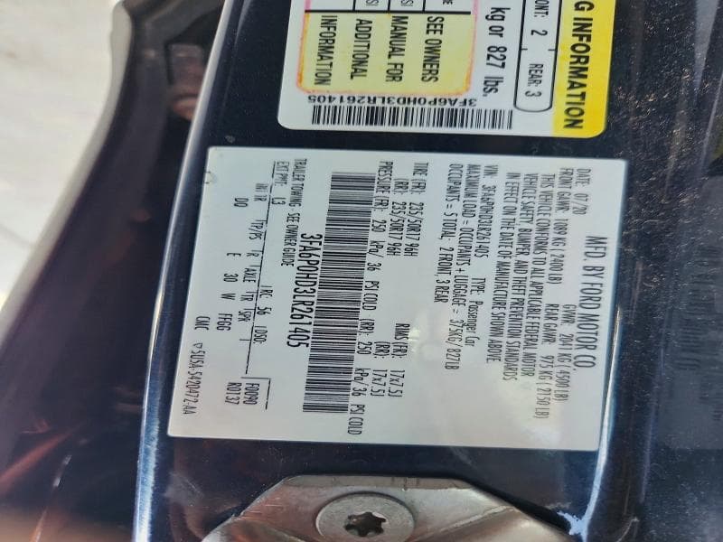 2020 FORD FUSION SE 12