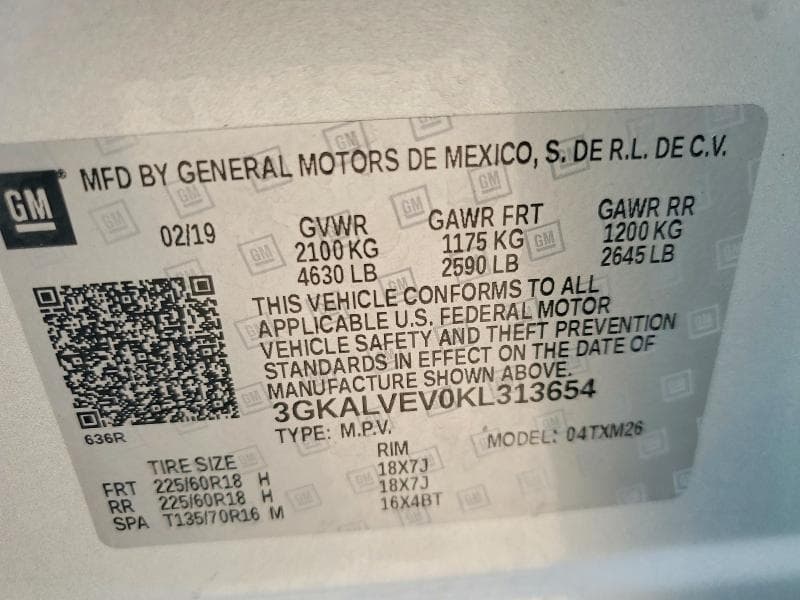 2019 GMC TERRAIN SLT 13