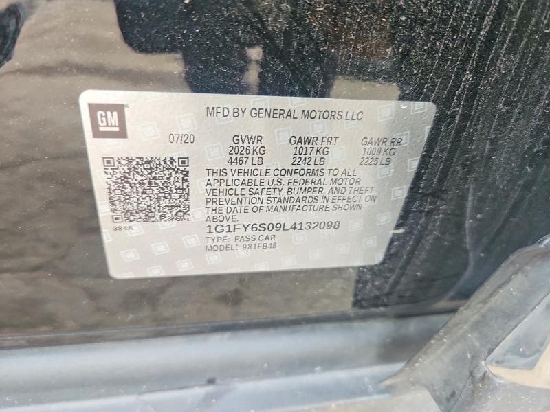 2020 CHEVROLET BOLT EV LT 12