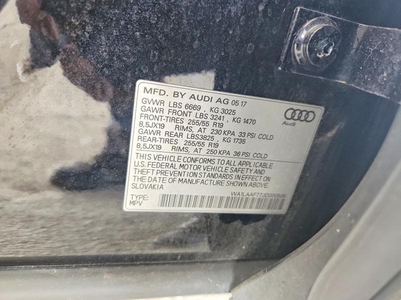 2018 AUDI Q7 PREMIUM PLUS 12