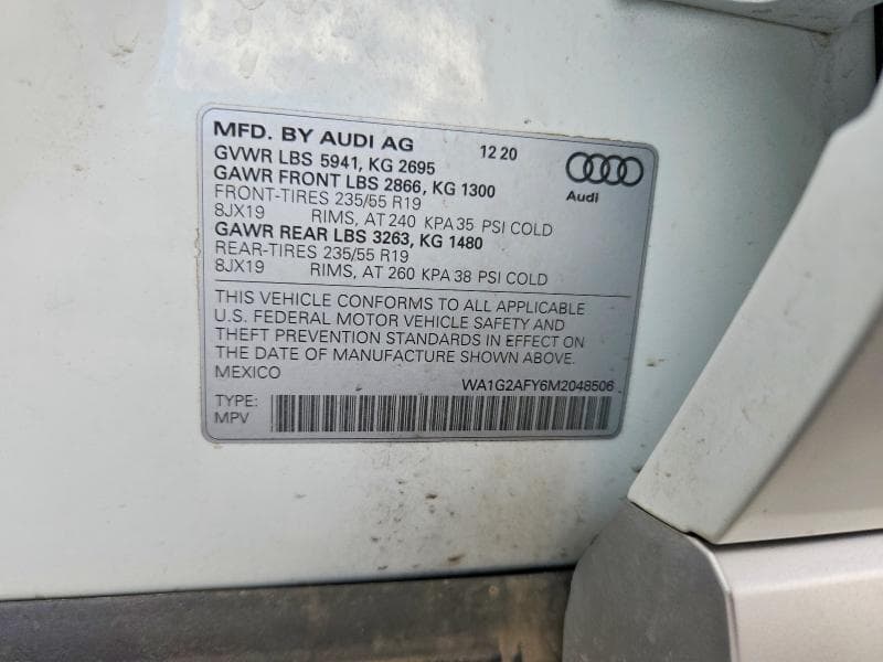 2021 AUDI Q5 E PREMIUM 13