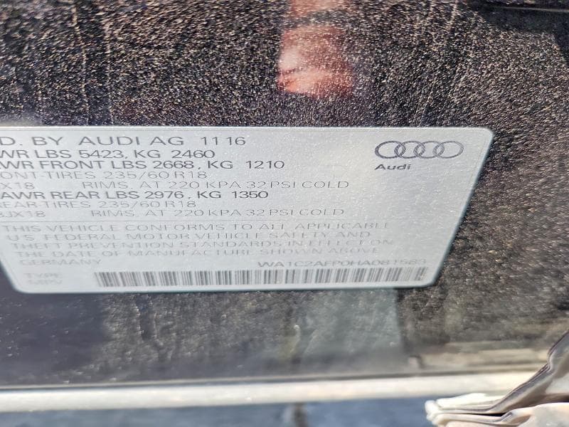2017 AUDI Q5 PREMIUM 14