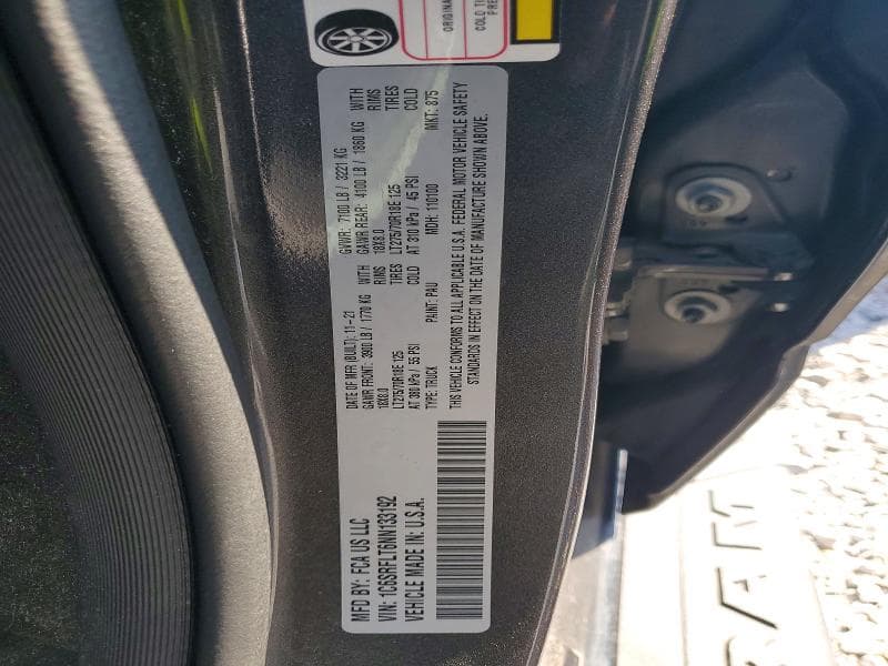 2022 RAM 1500 REBEL 12