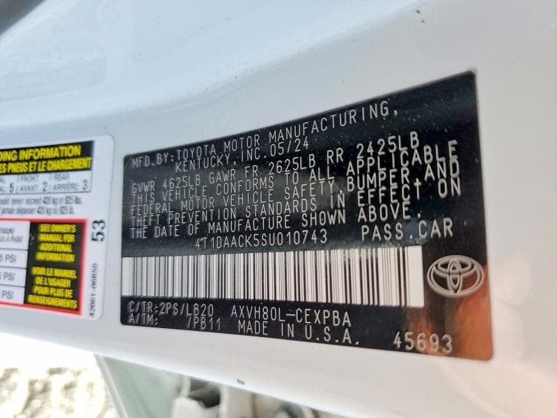 2025 TOYOTA CAMRY XSE 12