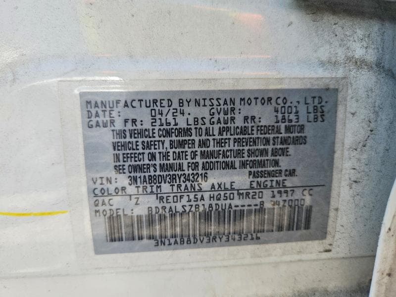 2024 NISSAN SENTRA SR 12