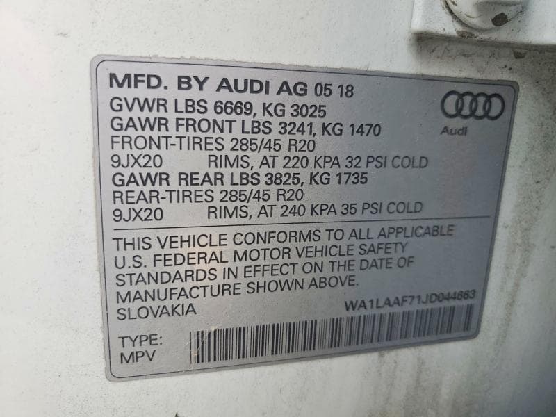 2018 AUDI Q7 PREMIUM PLUS 13