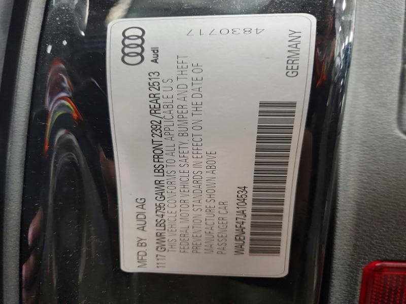 2018 AUDI A4 PREMIUM PLUS 13