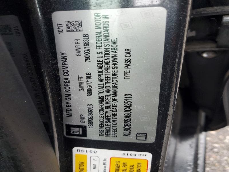 2018 CHEVROLET SPARK LS 13