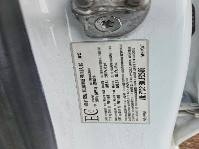 2020 TESLA MODEL 3 12