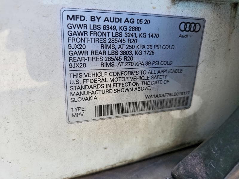2020 AUDI Q7 PREMIUM 13
