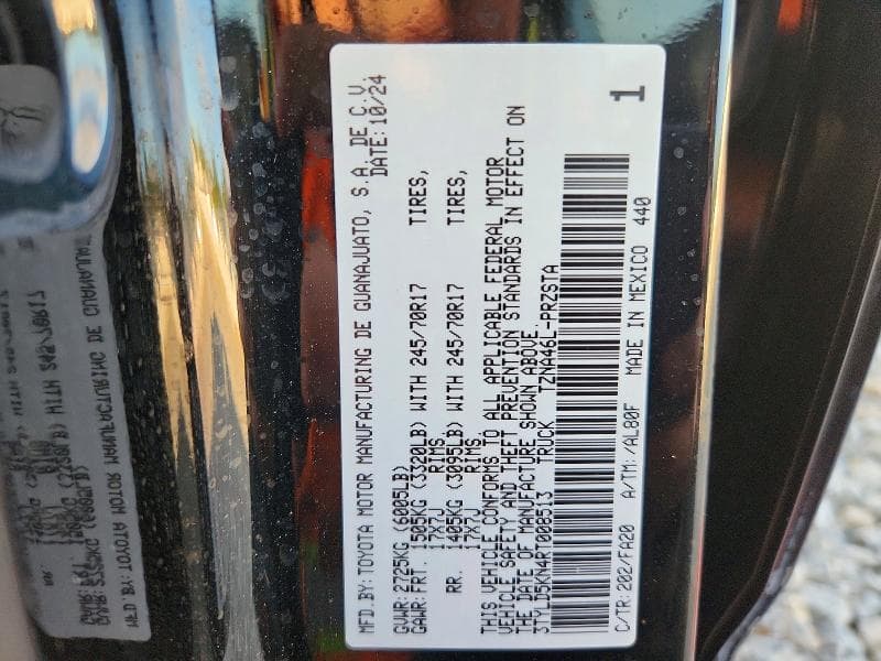 2024 TOYOTA TACOMA SR 13