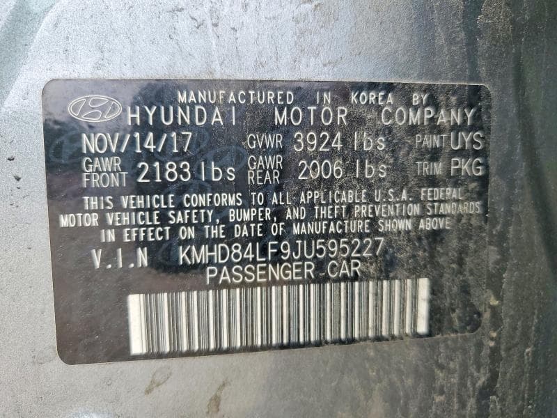 2018 HYUNDAI ELANTRA VALUE EDITION 13