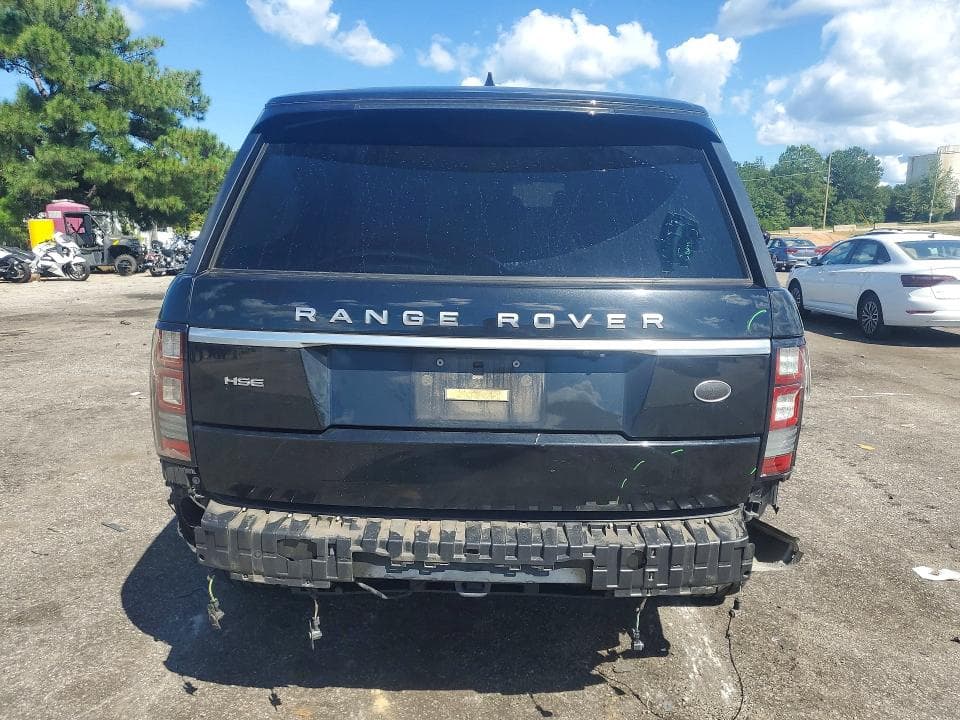 2017 LAND ROVER RANGE ROVER HSE 6