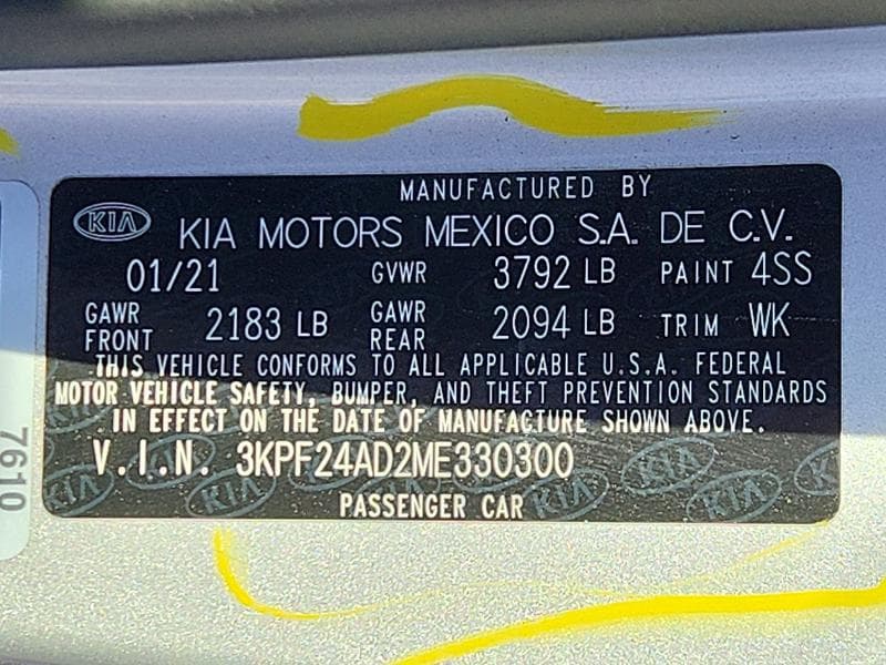 2021 KIA FORTE LXS 13