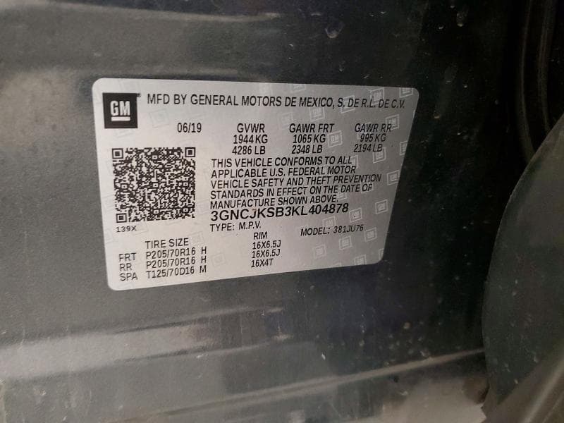 2019 CHEVROLET TRAX LS 12