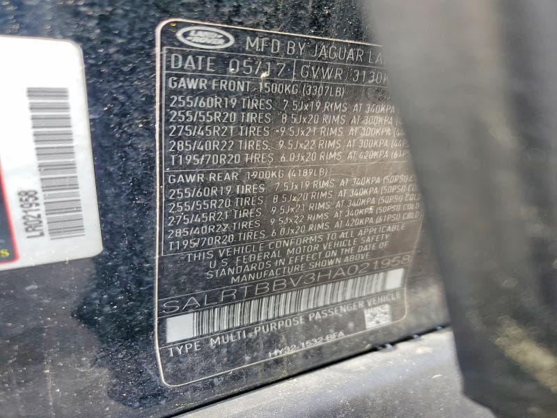 2017 LAND ROVER DISCOVERY FIRST EDITION 13
