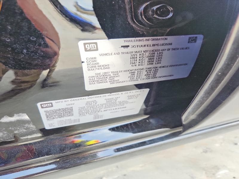 2023 GMC SIERRA K1500 AT4X 12