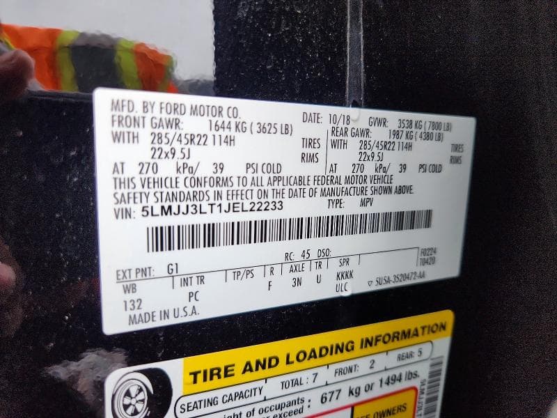 2018 LINCOLN NAVIGATOR L RESERVE 13