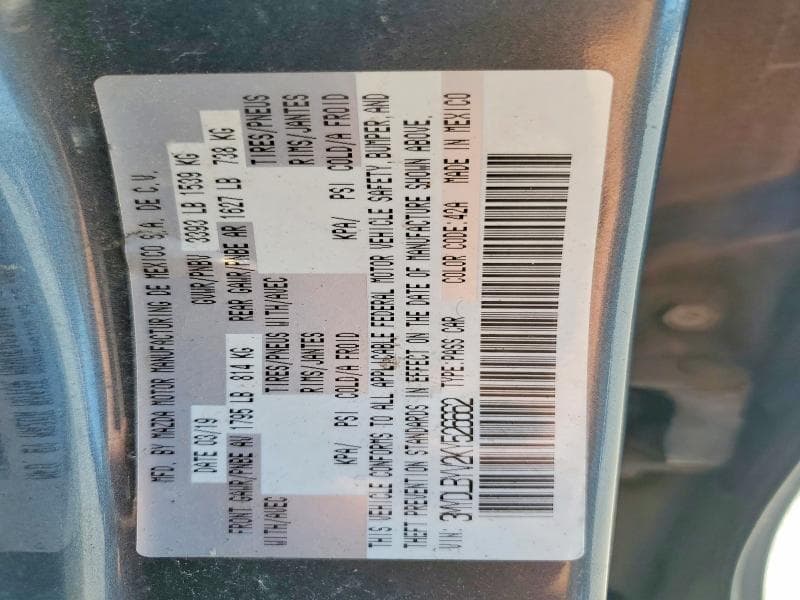 2019 TOYOTA YARIS L 12