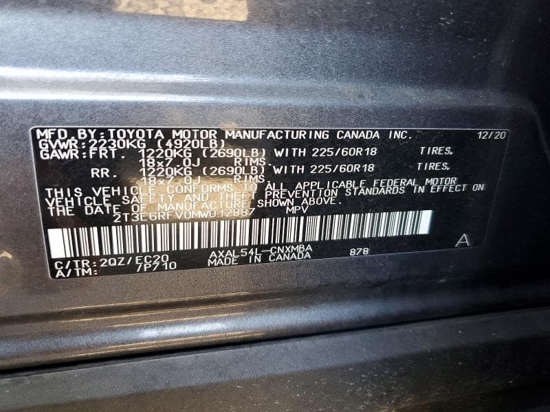 2021 TOYOTA RAV4 XSE 14