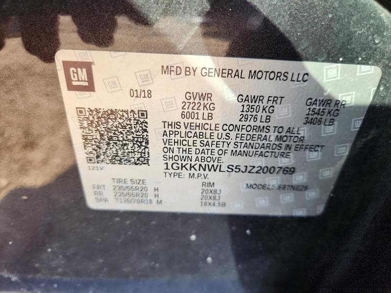 2018 GMC ACADIA SLT-2 12